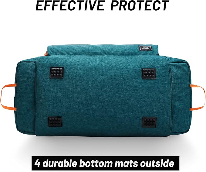 MIER Large Gym Bag for Men 60L Duffel Bag with Shoe Compartment | Lightweight & Durable Sports Duffles; Suited for Workout Fitness Travel Weekender; Water Resistant; Adjustable Shoulder Strap - Image 5