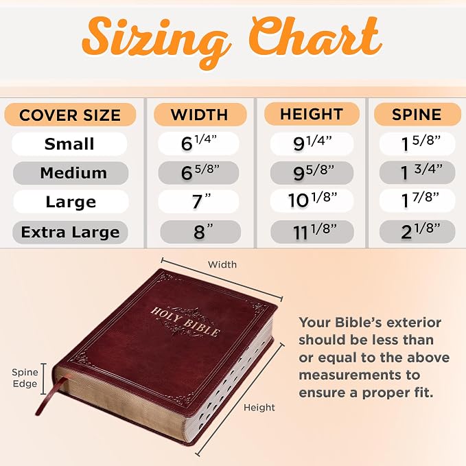 Christian Art Gifts Polyester Bible Cover for Men & Women w/Jesus Fish Patch, Secure Zipper Pocket, Pen Loops, Easy Carry Book Case for Stationery, Accessories, Pink, Large - Image 10