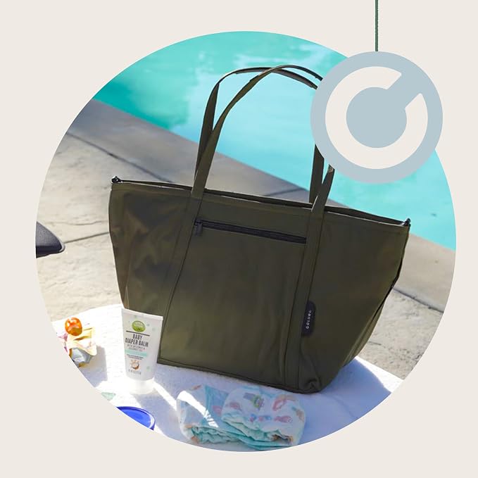 Colugo Diaper Bag Tote, Waterproof Large Baby Diaper Bags, Mommy Maternity Travel Bag, Baby Bags for Mom, Travel Diaper Tote - Image 5