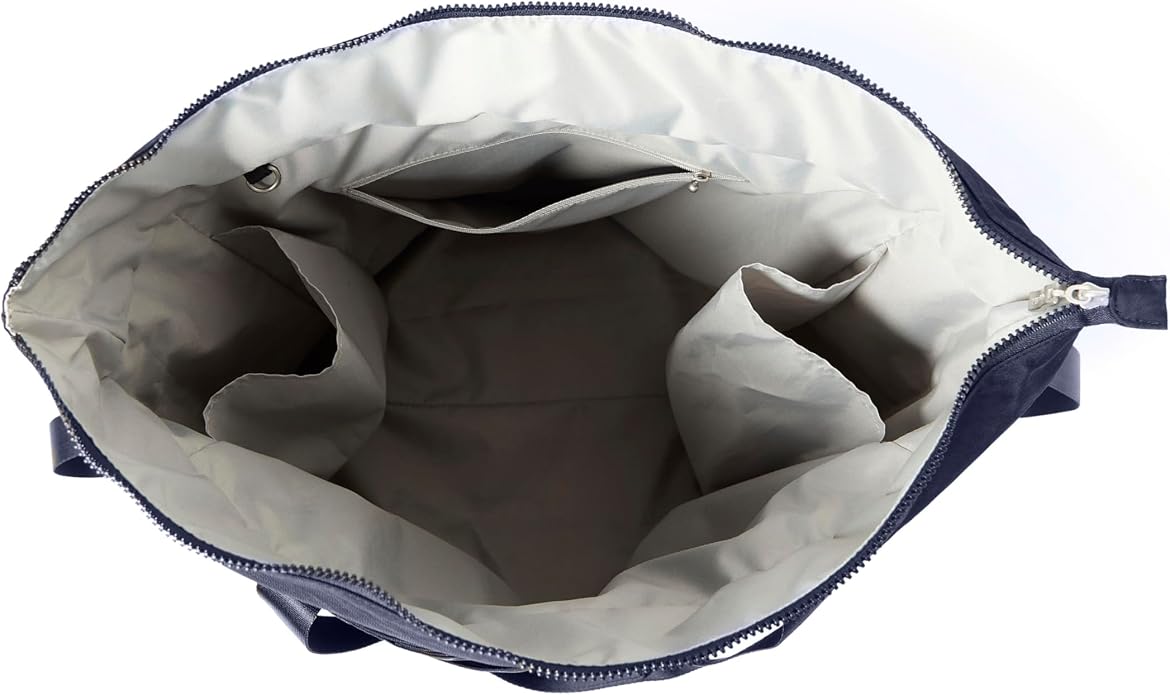 Baggallini Carryall Tote - Lightweight Nylon Zipper Top Weekender Travel Beach Bag w/Luggage Sleeve - Image 11