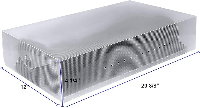 Greenco Clear Foldable Shoe Storage Boxes, 5 Pack - Stackable Heavy Duty Plastic Boot Storage Box, Perfect for Apartments, Small Spaces, and College Dorm Rooms, Shoe Box and Boot Organizer - Image 2