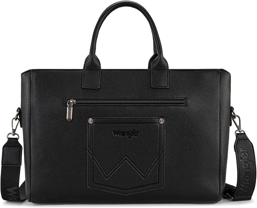 Wrangler Work Tote Bag for Men and Women Business Teacher Bag Large Capacity Briefcase Handbag with Adjustable Strap - Image 5