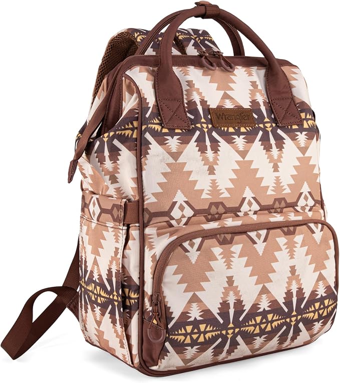 Wrangler Callie Diaper Bag Backpack with Stroller Straps Multifunction Baby Travel Bag WG2210-9110TN by Wrangler%C2%AE