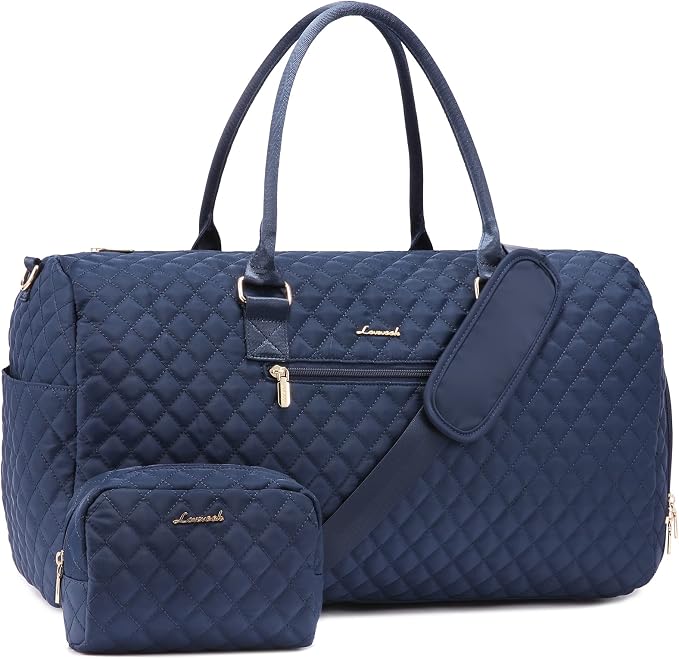 LOVEVOOK Travel Duffle Bag, Weekender Bag for Women with Toiletry Bag, Carry on Overnight Bag with Shoe Compartment, Gym Duffel Bag with Wet Pocket, Mommy Hospital Bags for Labor and Delivery by LOVEVOOK