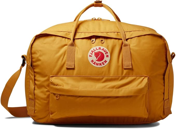 Fjallraven Kanken Weekender Bag, Large Travel Tote and Duffel for Overnight and Everyday Carry, Ochre, One Size by Unknown