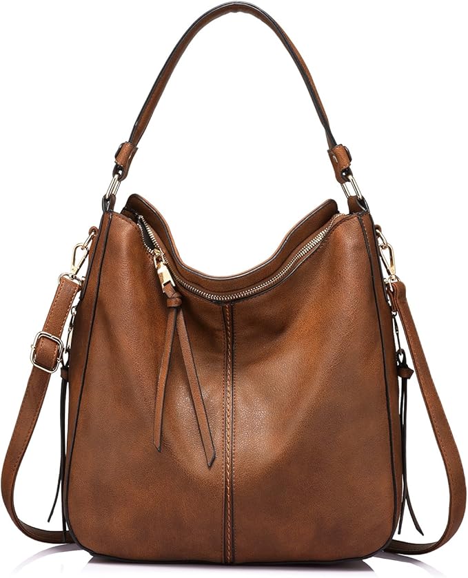 Hobo Crossbody Bag for Women, Designer Shoulder Purse Handbags by Realer