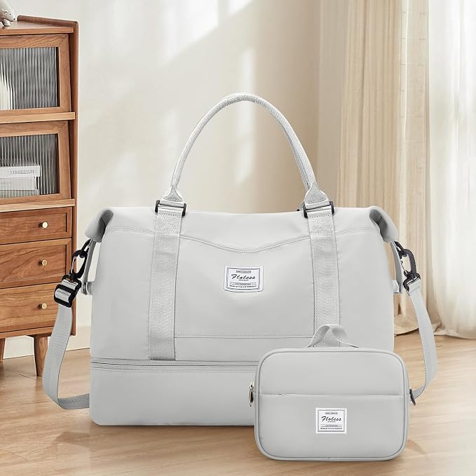 Weekender Bags for Women, Personal Item Travel Bag with Shoes Compartment | Overnight Travel Duffel Bag with Toiletry Bag, Airplane Friendly Carry-On Bag - Image 9