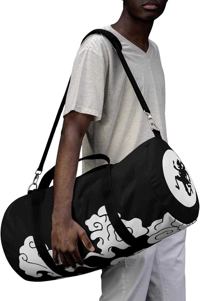Anime Gym Bag for Women Men - Large Capacity Waterproof Workout Fitness Travel Sports Bags Fashion Street Camping Expandable Carry On Duffle Bag For Couple (New Gear 5) PTY - Image 2
