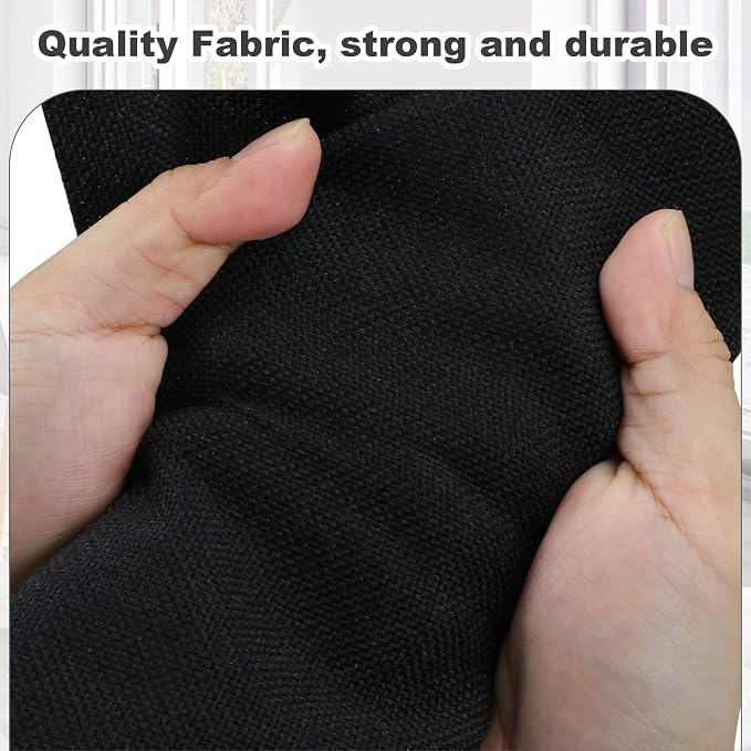 Graciadeco Large 17" 36 Quart Collapsible Stackable Storage Bins with Lids, 1 Pack Black Foldable Fabric Closet Storage Boxes with Lids, 4 Handles Heavy-duty Linen Cube Baskets for Bedroom | 36 Quart 1 Pack Black Collapsible Stackable Linen Fabric 4 Ha... - Image 3