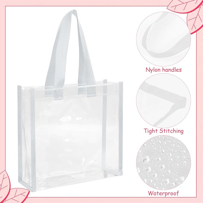 Eccliy Clear Tote Bag Stadium Approved with Handles - Image 5