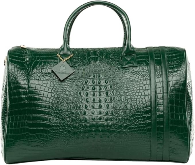 Tote&Carry Apollo 2 Vegan Leather Duffle Bag, TSA-Approved Carry-On for Men & Women, Gold Hardware Weekender for Travel, Gym, or Overnight Use by ToteCarry