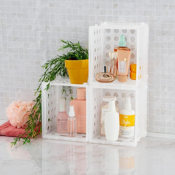 Sterilite Mini Crate, Multi-Purpose Plastic Storage Bin, Clear, 12 Pack | Small Plastic Storage Containers, Open Top Organizer Bins for Home, Garage, Office, Classroom, Dorm, Desk & Crafts - Image 9