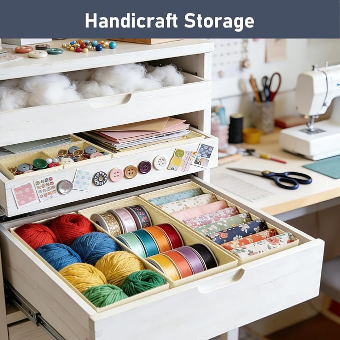DIMJ Drawer Organizer Clothes, 21 Pack Dresser Organizer, Foldable Closet Organizers and Storage, Fabric Dresser Bins, Drawer Dividers for Nursery, Baby Clothes, Underwears, Sock - Image 6