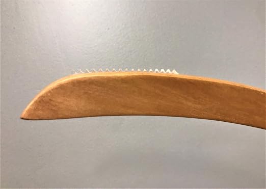 NAHANCO 40017 16” Premium Wood Shirt Hanger, Natural (Pack of 100) - Image 6