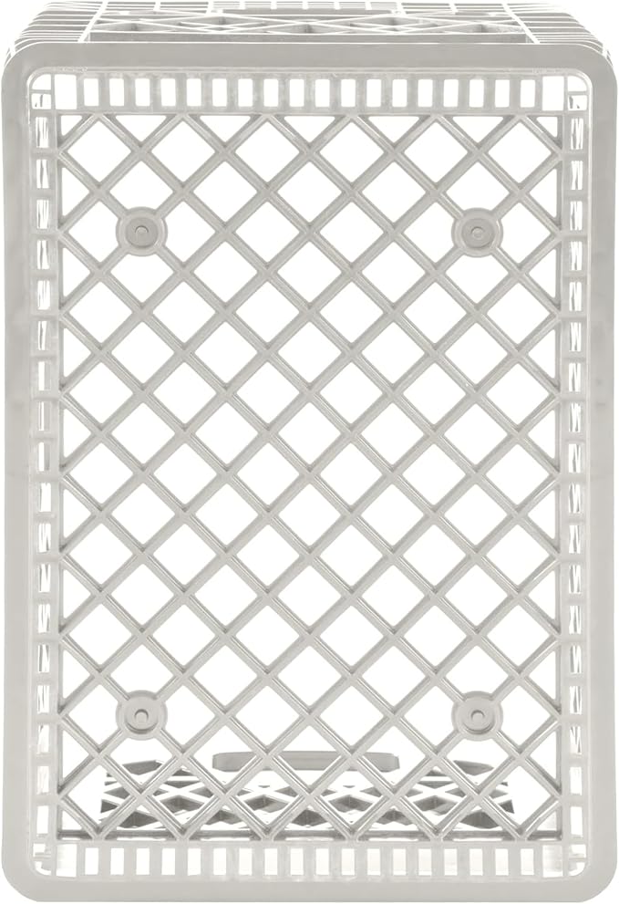 Juggernaut 3 Pack Storage Milk Crates, Plastic Stackable Containers, 24 Qt - Large Bins for Organizing Homes, Offices, Garages, White - Image 7
