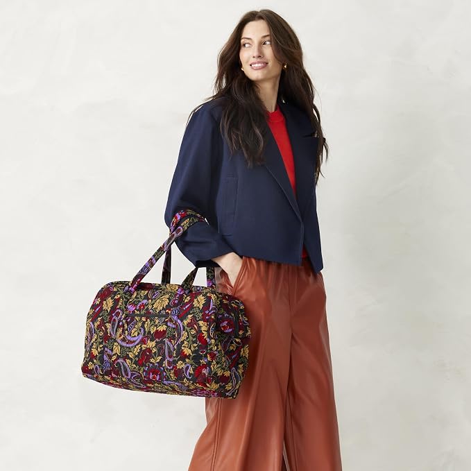Vera Bradley Women's Miramar Weekender Travel Bag - Premium Cotton - Image 5