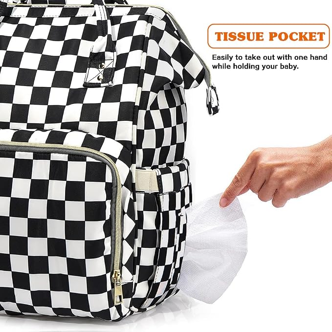 Diaper Bag Backpack for Mom & Dad, Multifunction Waterproof Baby Changing Bags, Large Nappy Bag Backpack - Image 5