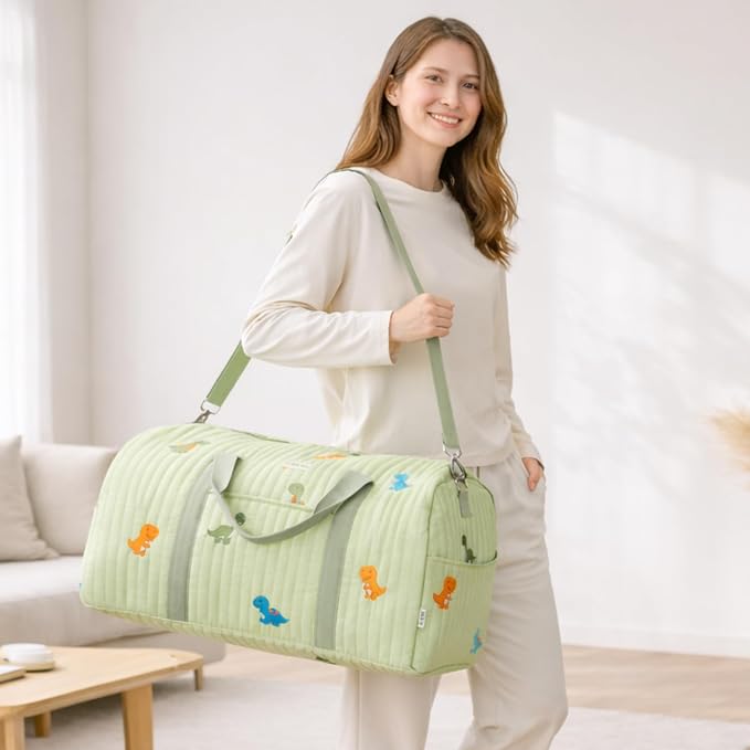 Women’s Travel Duffel Bag – Large Weekender & Overnight Travel Bag with Wet Pocket, Carry-On Friendly, Ideal as Hospital or Maternity Bag for Labor and Delivery - Image 2
