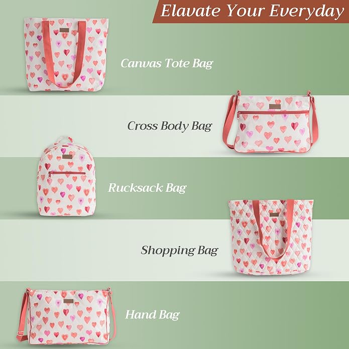 Maison d' Hermine Weekender Bags for Women Cotton Quilted Duffel Overnight Luggage Weekend Bag for Men Gym Gifts Travel | Overnight Luggage Weekend Bag for Men Gym Sports Gifts Duffle bag Business Travellers Trip Spring Summer - Image 7