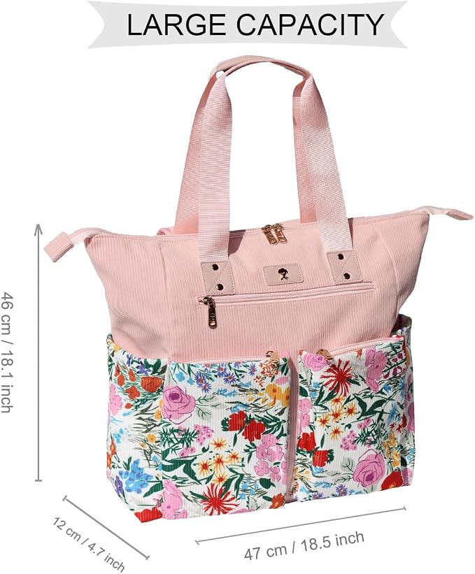 Diaper Tote Bag Totepack Backpack 2 in 1 for Women Multifunctional Large Capacity with Insulated Pockets Travel | Multifunctional - Image 2