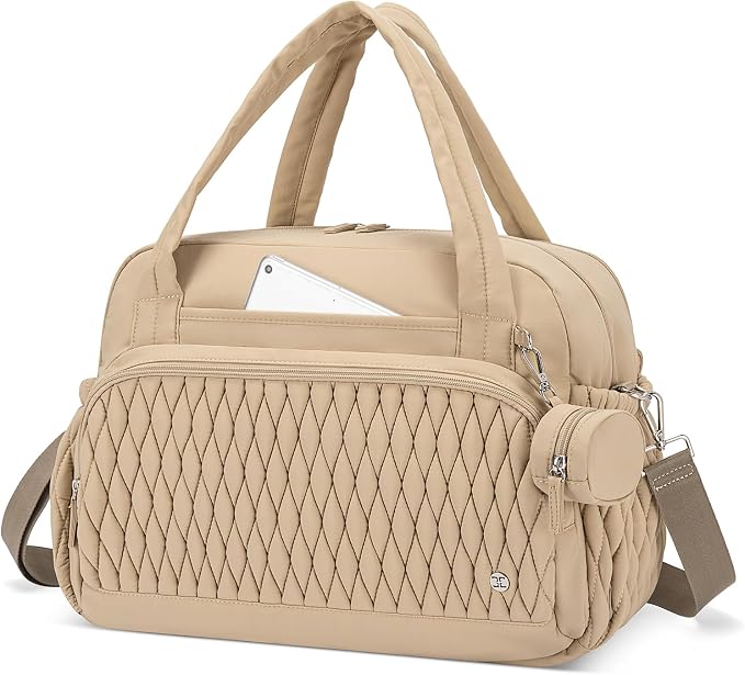 Telena Tote Diaper Bags, Travel Crossbody Large Capacity Hospital Bag for Women Labor Delivery with Pacifier Case - Image 9