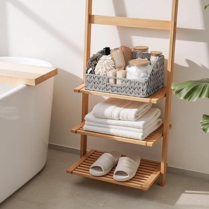 GRANNY SAYS Wicker Baskets for Organizing, Large Waterproof Wicker Basket | Wicker Storage Baskets for Pantry, Open Front Basket for Shelves, Kitchen Storage Baskets, Decorative Basket for Home Decor - Image 7