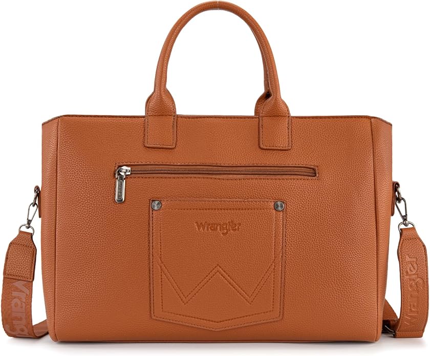 Wrangler Work Tote Bag for Men and Women Business Teacher Bag Large Capacity Briefcase Handbag with Adjustable Strap - Image 5