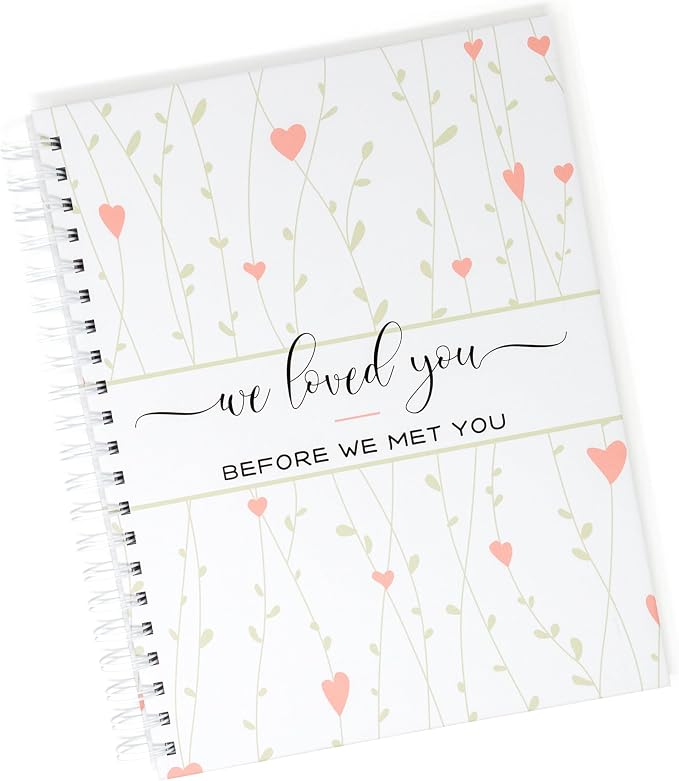 Personalized Twin Pregnancy Journal - Hardcover Pregnancy Memory Book Customized with Babies’ Names, Nicknames or Phrase - Prompted Journal for New Moms (Hearts in Bloom) by Unknown