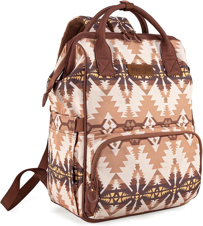Montana West Wrangler Callie Diaper Bag Backpack with Stroller Straps Southwestern Multifunction Baby Travel Bag WG2210-9110TN by THEOFFICIALMONTANAWEST