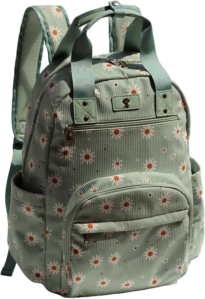 Diaper Bag Backpack Corduroy Multifunction Baby Fashion Travel Pack office Laptop Bag by ESVAN