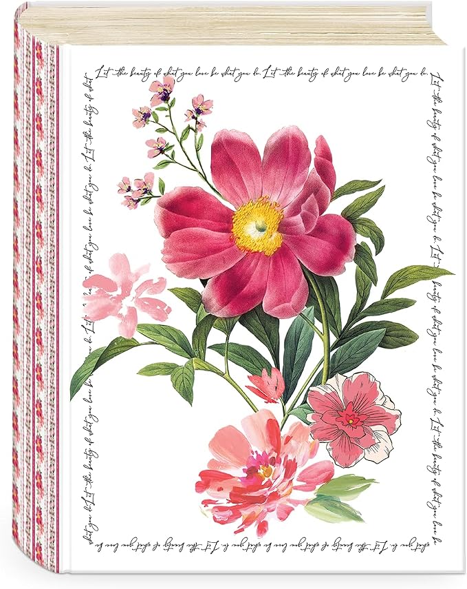 Punch Studio Decorative Storage Boxes with Lids | Nested Book Style Set of 3 Coated Cardboard Keepsake Box for Photos Documents Gifts Home Organization, 11” x 13.5” – Notable Florals - Image 6