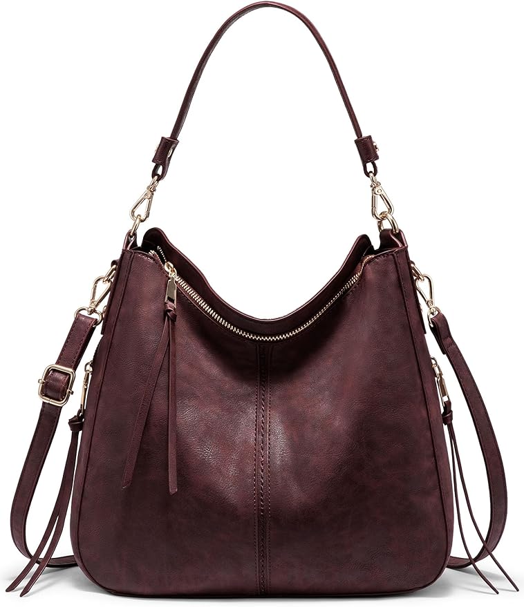 Hobo Crossbody Bag for Women, Designer Shoulder Purse Handbags by Realer