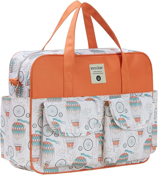 Kamay's Mummy Shoulder Bag Diaper Bag Chic Nappy Changing Bag Tote/Messenger Style Large with Changing Mat, Adjustable Straps - Image 3