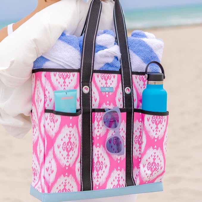 SCOUT Rocket Pocket Tote - Multi-use, zips shut | 7-Pockets, Folds flat for easy storage, Two Straps. The perfect versatile travel tote for busy nurses, teachers, and moms. - Image 8