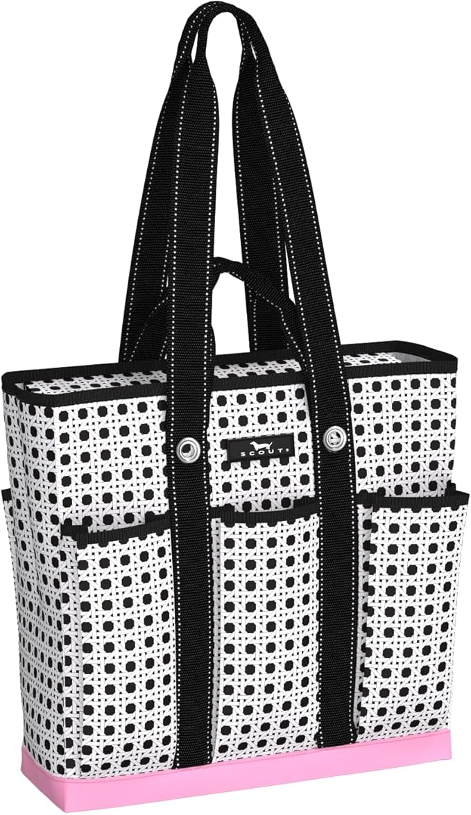 SCOUT Rocket Pocket Tote - Multi-use, zips shut | 7-Pockets, Folds flat for easy storage, Two Straps. The perfect versatile travel tote for busy nurses, teachers, and moms. by SCOUT