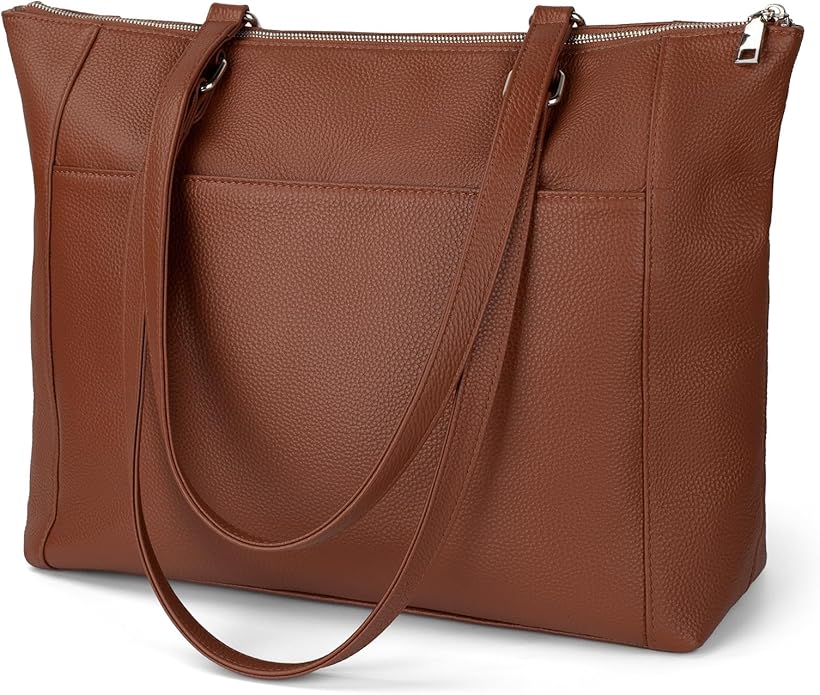 befen Genuine Leather Tote Bag for Women, Large Tote Bag for Women for Work Purses Satchel Handbags with Top Handles by befen-