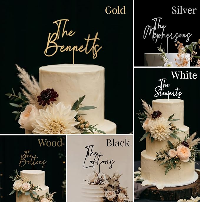 Personalized Last Name Guest Book, Unique Guest Book Sign, Custom Alternative Guest Book, Wooden Guest Book, Wedding Ceremony Guestbook Sign (Design 8) - Image 6