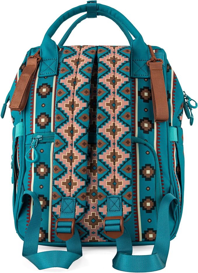 Montana West Wrangler Callie Diaper Bag Backpack with Stroller Straps Multifunction Baby Travel Bag WG2204-9110TQ - Image 5