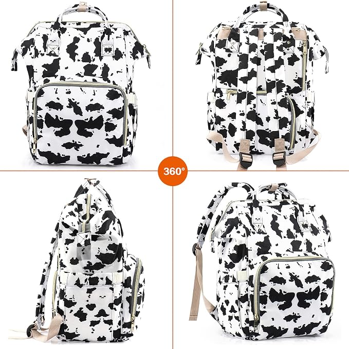 Diaper Bag Backpack for Mom & Dad, Multifunction Waterproof Baby Changing Bags, Large Nappy Bag Backpack - Image 7