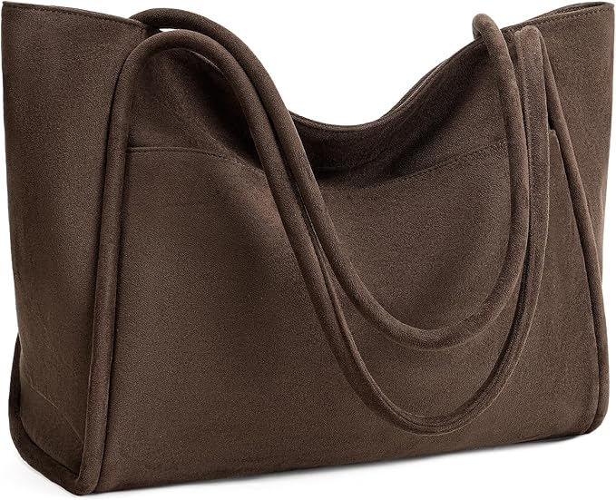 GAEKEAO Tote Bag for Women Vegan Leather Zipper Shoulder Bags Travel Purses | Large Capacity Purse Handbags, Inner Pocket with Key Clip, Fits 14" Laptop, for Casual Work Dating Commute Daily Weekender by GAEKEAO