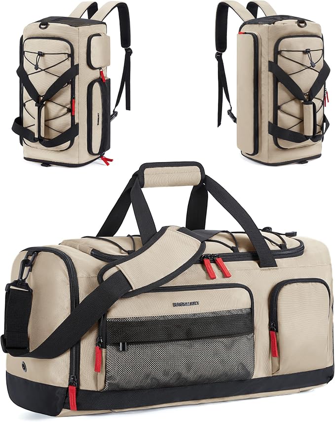 BAGSMART Gym Bag for Men, Athletic Sports Backpack Travel Hiking Duffel | 3-In-1 Gym Bag for Travel Clothes & Padded 13.3" Laptop, with Waterproof Wet Pocket & Shoe Compartment for Travel Camping by BAGSMART