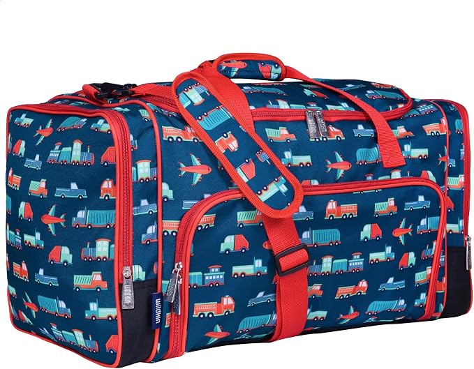 Wildkin Kids Weekender Duffel Bag – Carry-On Size for School, Travel, & Sleepovers by Wildkin