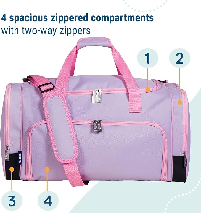 Wildkin Kids Weekender Duffel Bag – Carry-On Size for School, Travel, & Sleepovers - Image 5