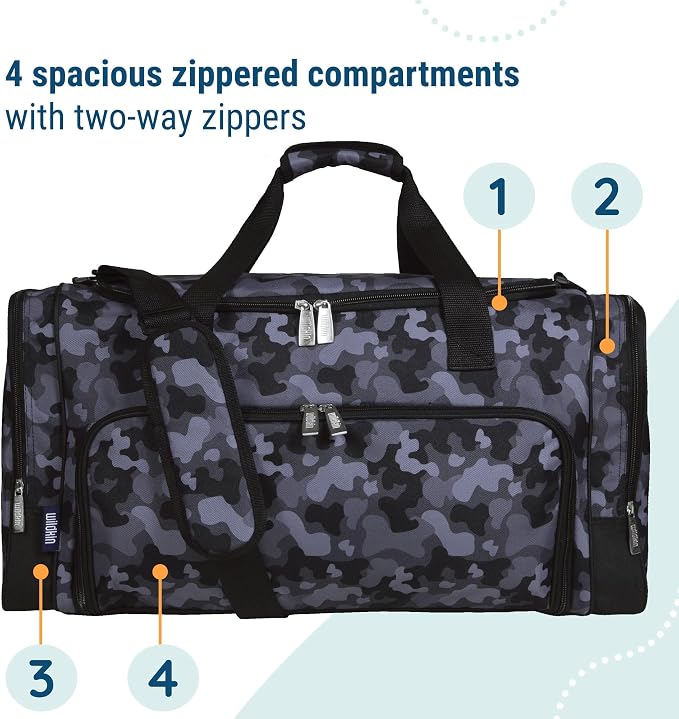 Wildkin Kids Weekender Duffel Bag – Carry-On Size for School, Travel, & Sleepovers - Image 5