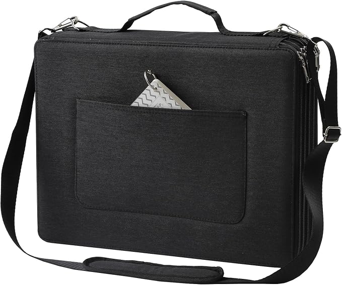 600-Slot Colored Pencil Case, 5-Layer Zipper with Shoulder strap and Handle | Organizer Bag for Pencil Storage Case for Artist Painter Office Sketch Travel Supplies by Lbxgap