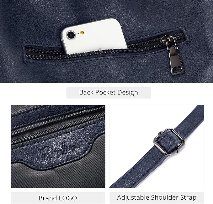 Hobo Crossbody Bag for Women, Designer Shoulder Purse Handbags - Image 6