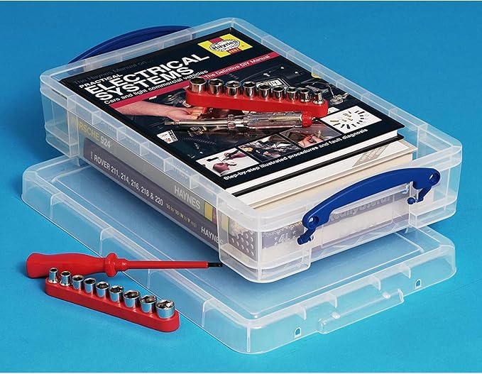 Really Useful Box Stackable Box, Clear (5 Pack) - Image 4