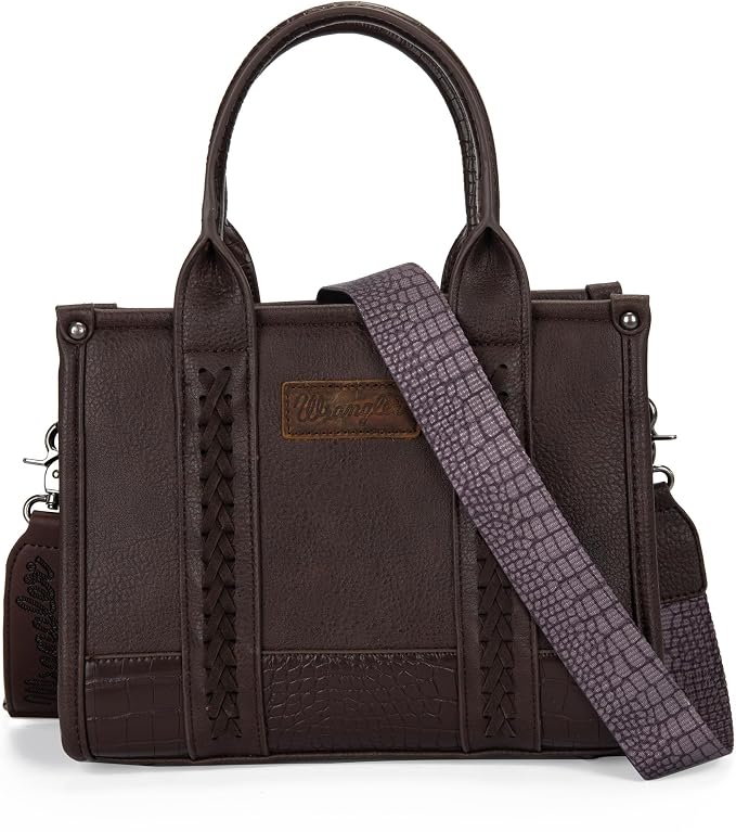 Montana West × Wrangler Tote Bag for Women Western Cow Print Purse Designer Top Handle Handbags - Image 5