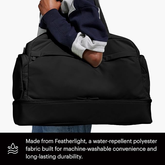 Away Featherlight Weekender Bag, Airline Approved Carry-On Bag | Fits Up to 16" Laptop Pocket, Shoe Compartment, Interior and Exterior Pockets, Travel Duffle Bag, Jet Black - Image 5