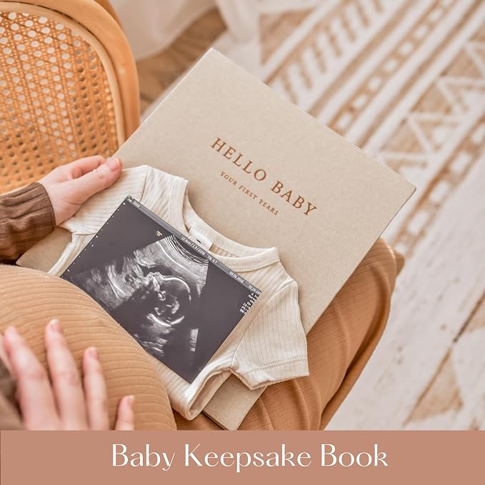Pregnancy Journal & Baby Memory Book Bundle – Baby Book Keepsake for Expecting Moms, Newborn Milestones & First Year Moments – Baby Gift for Baby Showers & New Parents (Girl) - Image 7